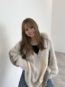 「アイテム（アクセサリー）」を使った、なつきさん（レディース・157cm・20代）の秋コーディネート