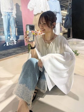 なつきさん（レディース・157cm）の春コーディネート