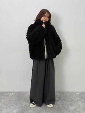 「LOWRYS FARM（ローリーズファーム）のアイテム（ニット/セーター）」を使った、なつきさん（レディース・157cm）の秋コーディネート