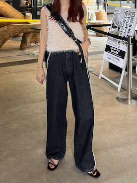 「アイテム（キャミソール）」を使った、なつきさん（レディース・157cm・20代）の夏コーディネート