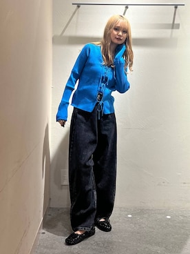 「アイテム（バレエシューズ）」を使った、なつきさん（レディース・157cm・20代）の秋コーディネート