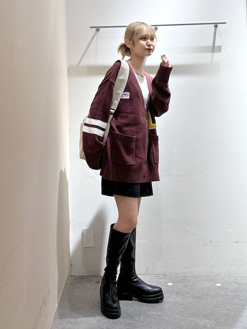 セール】ワッペンレタードカーディガンLS 133798（カーディガン