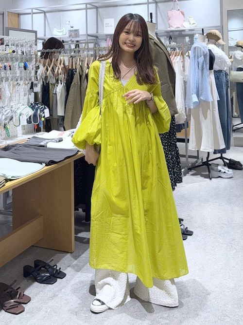 セール】ボイルギャザーワンピース 451917（ワンピース）｜LOWRYS FARM