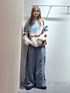 「ローリーズスタイル_LOWRYS FARM」｜なつきさん（レディース・157cm）の秋コーディネート