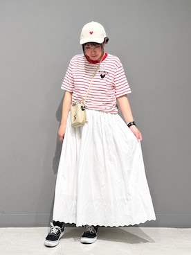 「アイテム（キーホルダー）」を使った、アーノルドパーマー@ジョイナス横浜店さん（レディース・159cm）の夏コーディネート