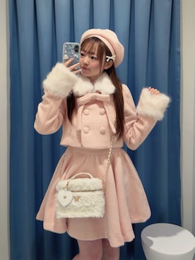 「厚底ブーツ」｜𝕥𝕠𝕞𝕠𝕜𝕒さん（レディース・149cm）の冬コーディネート