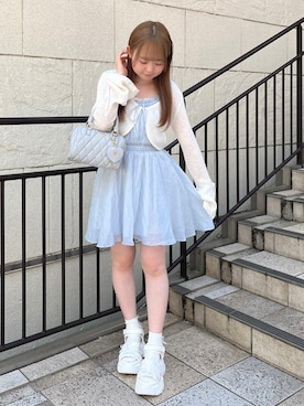 「骨格ストレート」｜𝕥𝕠𝕞𝕠𝕜𝕒さん（レディース・149cm）の夏コーディネート