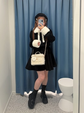 𝕥𝕠𝕞𝕠𝕜𝕒さん（骨格ストレート・レディース・149cm）の冬コーディネート