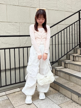 「OLIVE des OLIVE（オリーブデオリーブ）のアイテム」を使った、𝕥𝕠𝕞𝕠𝕜𝕒さん（骨格ストレート・レディース・149cm）の春コーディネート