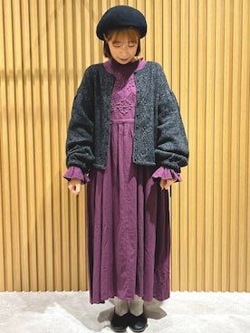 あかりさん（レディース・153cm）の秋コーディネート