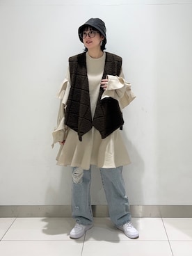 namさん（レディース・160cm）の秋コーディネート