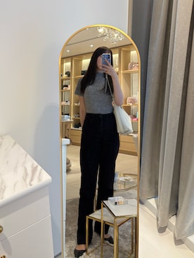 「Van Cleef & Arpels（ヴァンクリーフ＆アーペル）のアイテム」を使った、やなやつさん（レディース・169cm）の春コーディネート