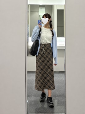 「A.P.C.（アーペーセー）のアイテム」を使った、やなやつさん（レディース・170cm）の秋コーディネート