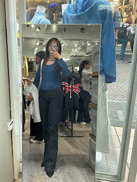 「SENEE（セニー）のアイテム」を使った、やなやつさん（レディース・169cm）の冬コーディネート