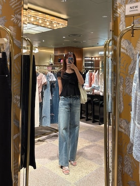 「SENEE（セニー）のアイテム」を使った、やなやつさん（レディース・170cm）の夏コーディネート