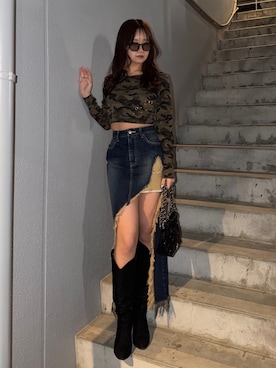 Meiriさん（レディース・161cm）の冬コーディネート