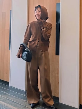 「アイテム（ブレスレット）」を使った、enokiさん（レディース・157cm）の秋コーディネート