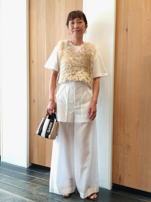 パンツ adam et rope/white pants セール】シアーワークパンツ（その他パンツ）｜ADAM ET ROPE