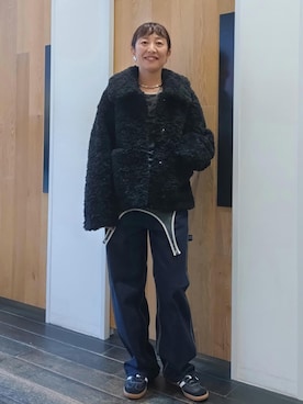 「アイテム（コインケース）」を使った、enokiさん（レディース・157cm）の秋コーディネート