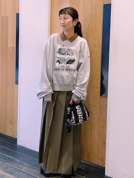 「デートコーデ」｜enokiさん（レディース・157cm・40代）の秋コーディネート