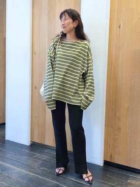 「サステナブル」｜enokiさん（レディース・157cm）の春コーディネート