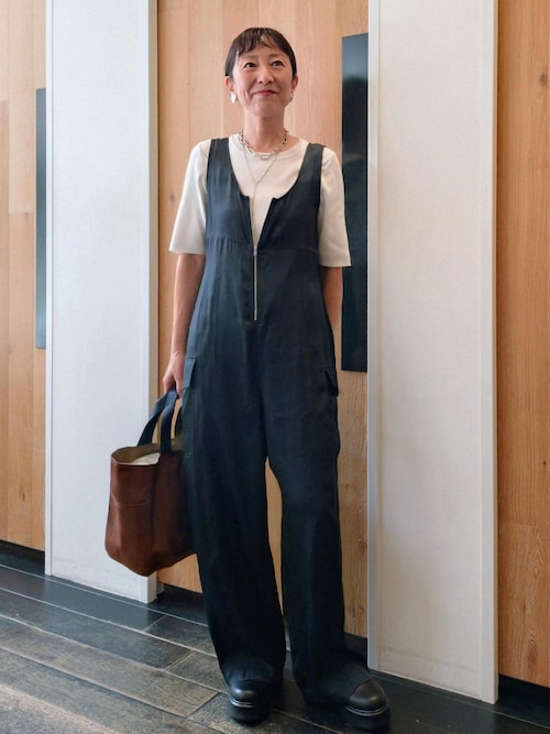 slow様アダムエロペ　クロスミリタリーオールインワン　ネイビー　新品　38 ピグメントクロスミリタリーオールインワン（つなぎ