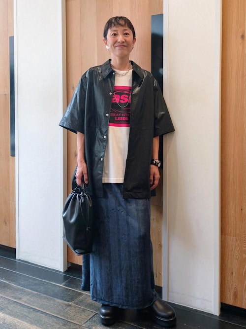 Miller for ADAM ET ROPE'】別注 ベロアSkirt（スカート