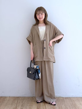 「アイテム（財布/小物）」を使った、Riiinaさん（レディース・152cm）の夏コーディネート