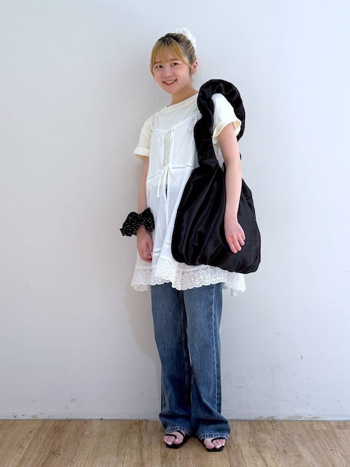 LOWRYS FARM｜2WAYコットンレースミニワンピース | Rakuten