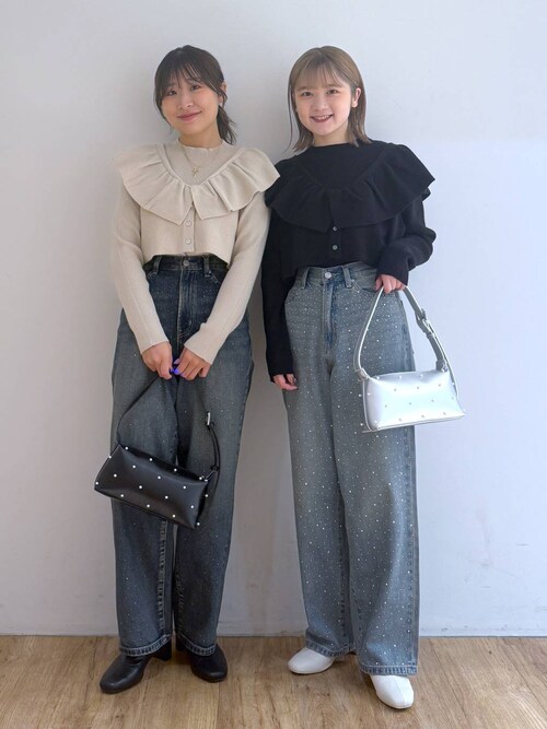 LOWRYS FARM 本部Riiinaさんのデニムパンツを使ったコーディネート - ZOZOTOWN