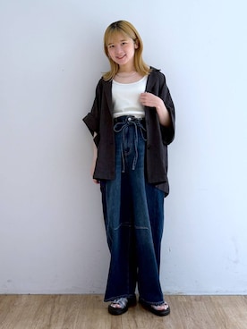 Riiinaさん(レディース・152cm)の夏コーディネート