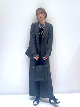 yuuuriiiさん（レディース・172cm）の冬コーディネート