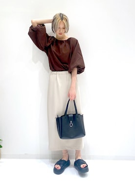 yuuuriiiさん（レディース・172cm）の夏コーディネート