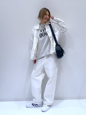 「LAKOLE（ラコレ）のアイテム（ブルゾン）」を使った、yuuuriiiさん（レディース・172cm）の春コーディネート