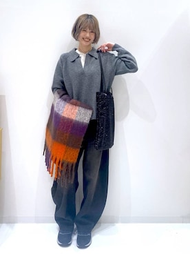 yuuuriiiさん（レディース・172cm）の冬コーディネート