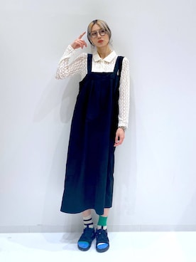 「アイテム（ワンピース）」を使った、yuuuriiiさん（レディース・172cm）の夏コーディネート