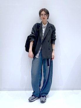 「アイテム（バックパック/リュック）」を使った、yuuuriiiさん（レディース・172cm）の秋コーディネート