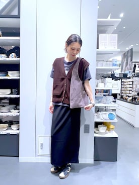 「LAKOLE（ラコレ）のアイテム（スカート）」を使った、yuuuriiiさん（レディース・174cm）の夏コーディネート
