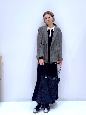 yuuuriiiさん（レディース・172cm）の秋コーディネート