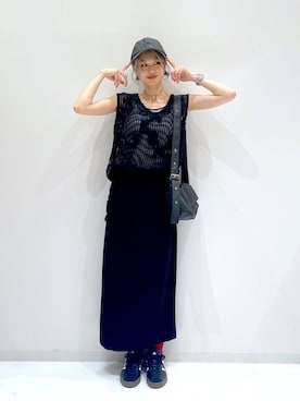 「アイテム（ベスト）」を使った、yuuuriiiさん（レディース・172cm）の夏コーディネート