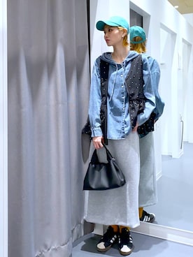 「LAKOLE（ラコレ）のアイテム」を使った、yuuuriiiさん（レディース・174cm）の春コーディネート