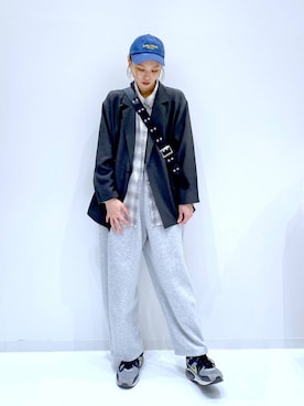 「アイテム（イヤリング）」を使った、yuuuriiiさん（レディース・172cm）の秋コーディネート