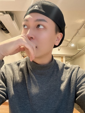 「KANGOL（カンゴール）のアイテム（キャップ）」を使った、aacc159さん（メンズ・173cm）の夏コーディネート