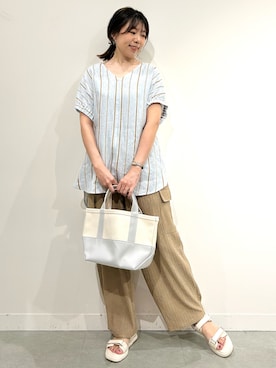 「INED（イネド）のアイテム」を使った、kkkさん（レディース・157cm）の春コーディネート