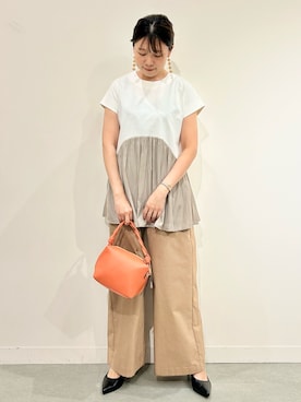 「INED（イネド）のアイテム」を使った、kkkさん（レディース・157cm）の春コーディネート