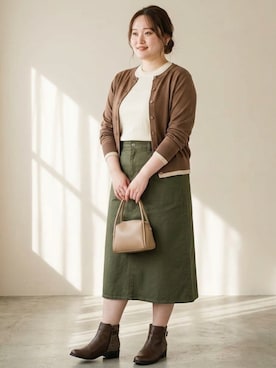 nissen AI Modelsさん（レディース・160cm）の秋コーディネート