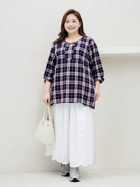 nissen AI Modelsさん（レディース・160cm）の夏コーディネート