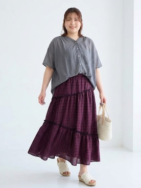 nissen AI Modelsさん（レディース・160cm）の夏コーディネート