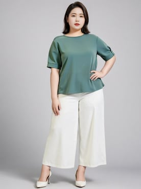 nissen AI Modelsさん（レディース・160cm）の春コーディネート