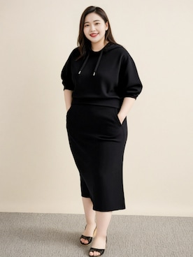 「nissen（ニッセン）のアイテム」を使った、nissen AI Modelsさん（レディース・160cm）の秋コーディネート
